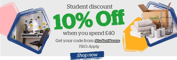 Student discount 10% off