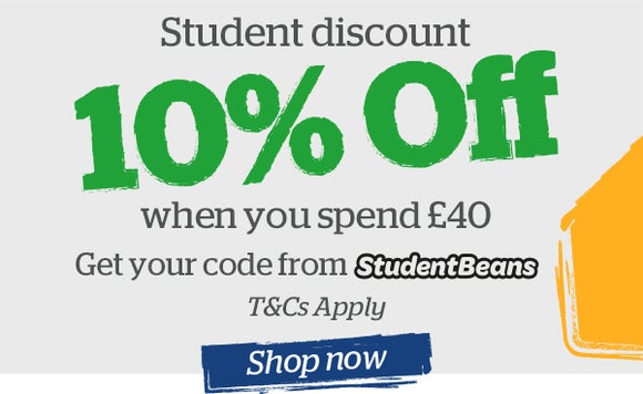 Student discount 10% off