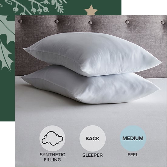 Fogarty Soft and Cosy Medium-Support Pillow Pair