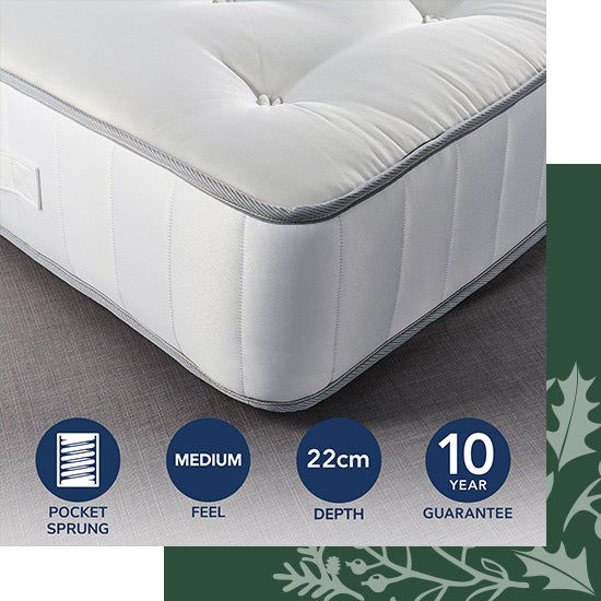 Fogarty Dreamy Comfort Wool 1500 Mattress