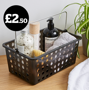 Black Storage Basket