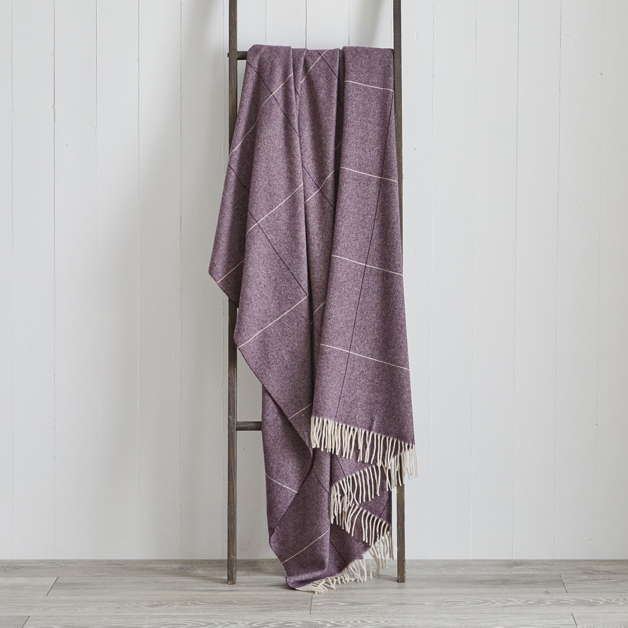 Dorma Maldon Natural Wool Throw | Dunelm