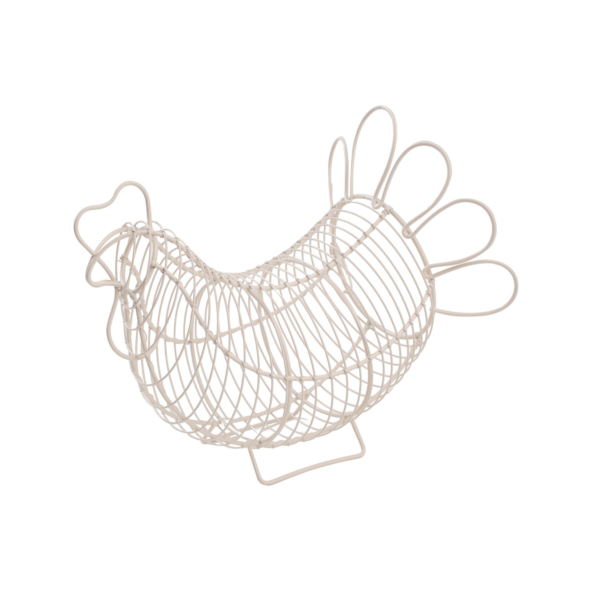 T&G Provence Wire Chicken Egg Holder | Dunelm