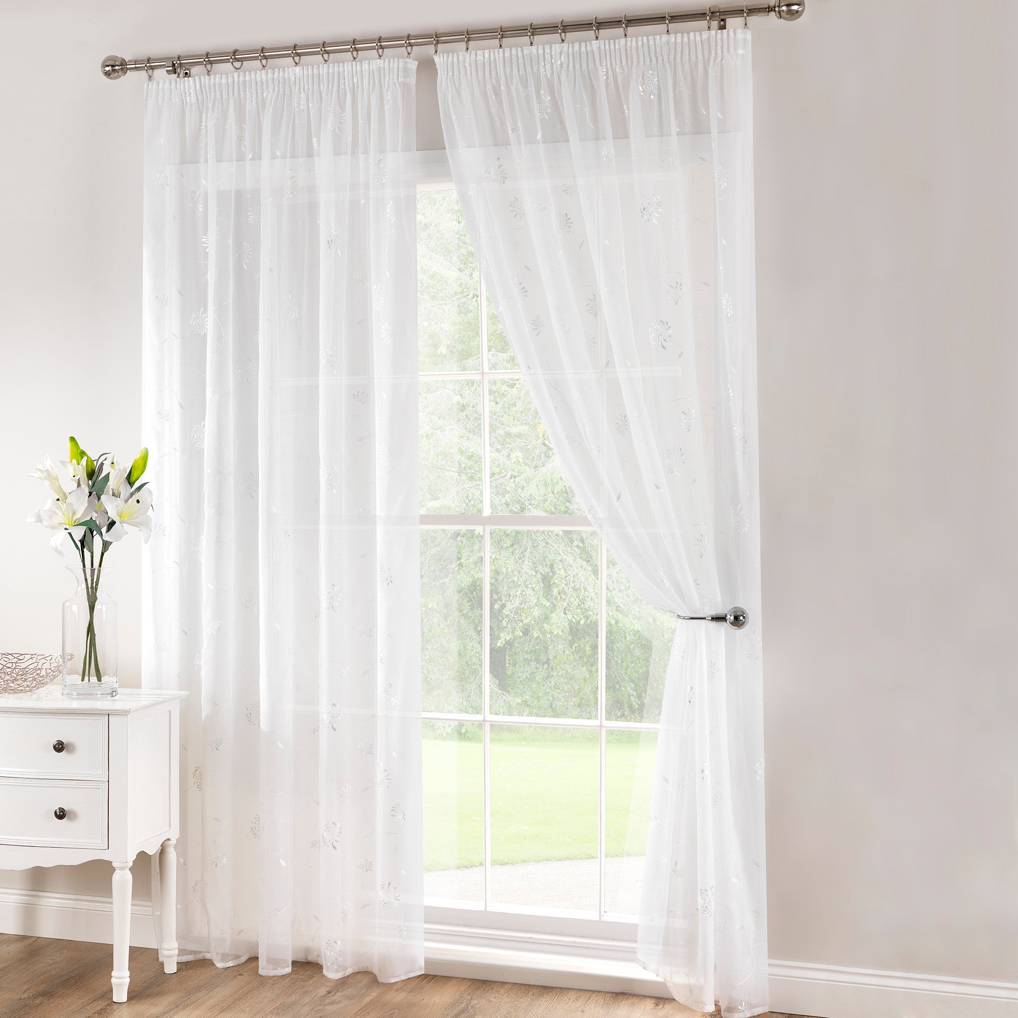 Voile & Net Curtains | Voile Panels & Lace Curtains | Dunelm