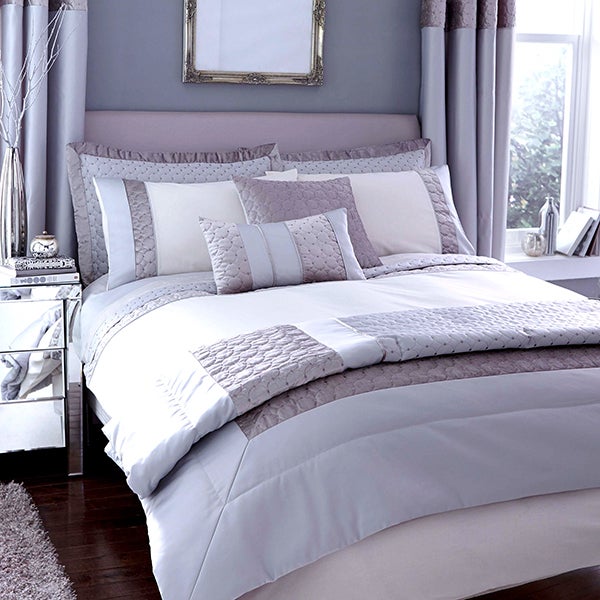 Vienna Silver Bed Linen Collection | Dunelm