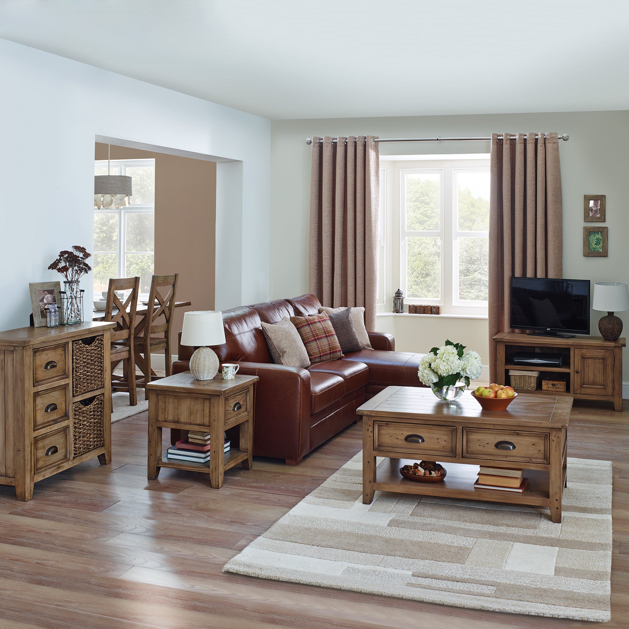 Pine Furniture |Pine Living Room Furniture | Dunelm