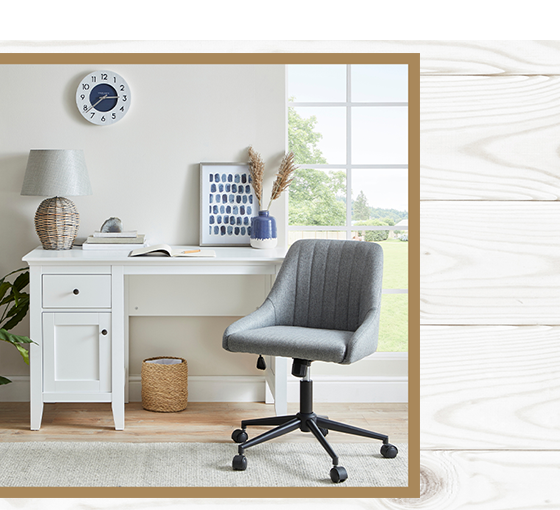 Lynton White Desk