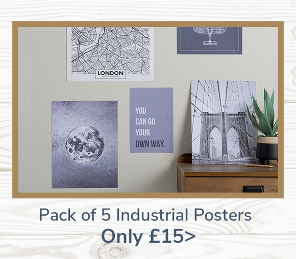 Pack of 5 Industrial Posters 