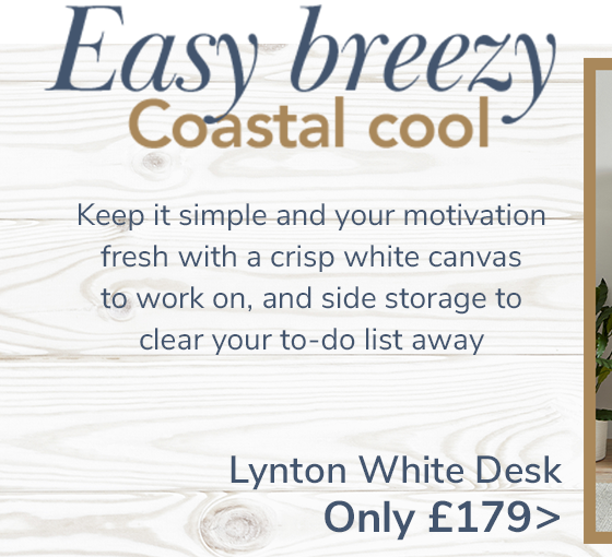 Lynton White Desk