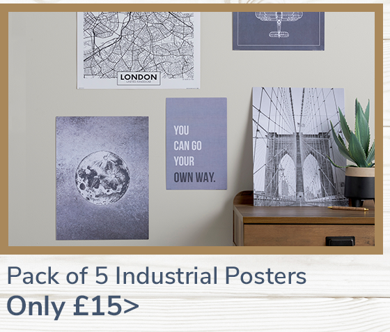 Pack of 5 Industrial Posters 