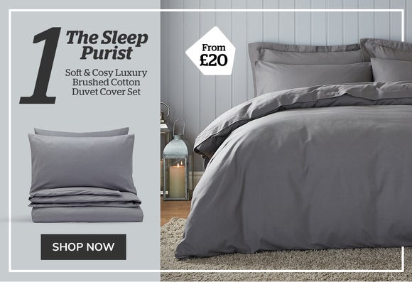 Soft & Cosy Luxury Brushed Cotton Duvet Cover Set