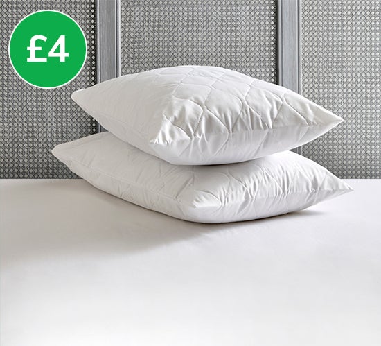 Soft and Snug Pillow Protection Pair £4