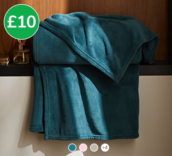 Recycled Fleece Throw £10