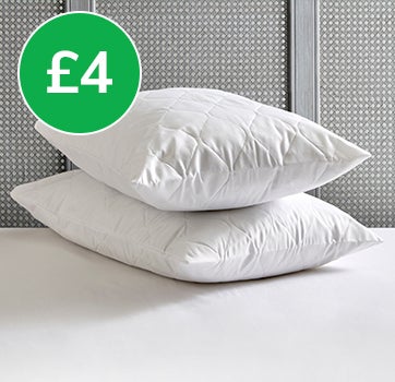 Soft and Snug Pillow Protection Pair £4