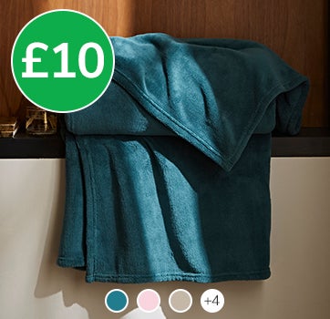 Recycled Fleece Throw £10