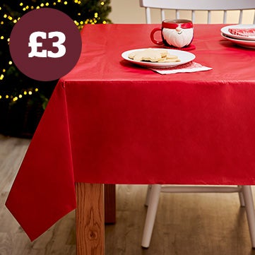 Red Tablecloth