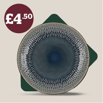 Zen Reactive Glaze Dinner plate