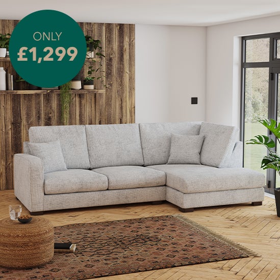 Carson Chenille Corner Sofa £1,299