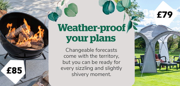  Changeable forecasts come with the territory, but you can be ready for every sizzling and slightly shivery moment. 