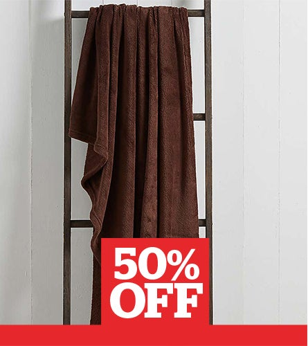 Soft Fleece Throw Brown