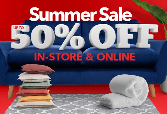 SUMMER SALE - UP TO 50% OFF IN-STORE & ONLINE