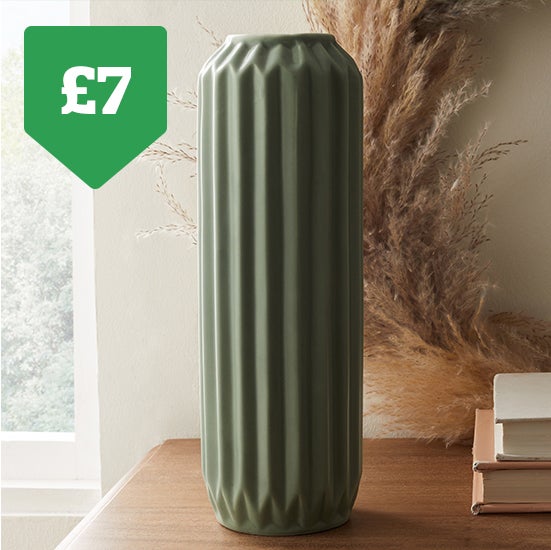 Fluted Vase