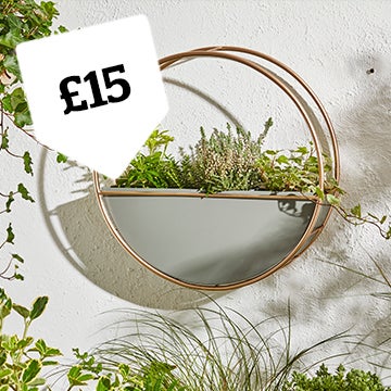 Round Wall Planter