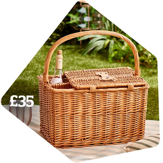 Picnic Basket with Drinks Carrier