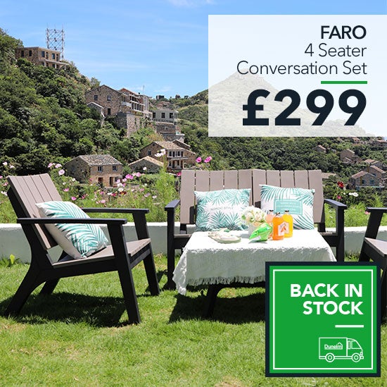 FARO 4 Seater Conversation Set £299